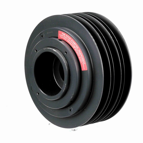 3 Grv Cast Iron Finished Bore Mult. Var. Pitch Sheave, 3MVP70B84X 1 7/8